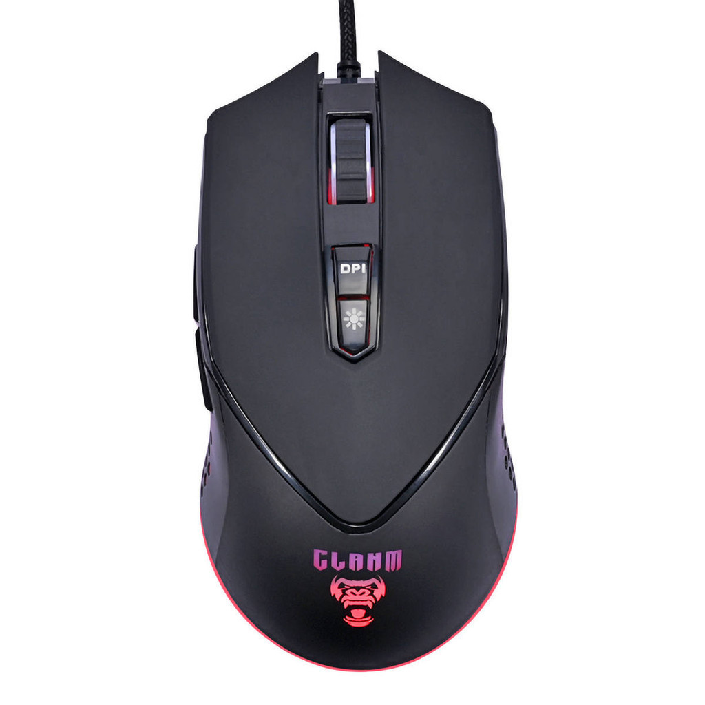 Mouse Gamer Honeycomb Colméia 7 Botões até 10.000DPI Aceleração 100IPS PixArt 3325 IC Clanm CL-MK043