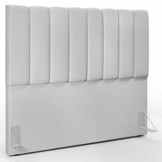 Cabeceira Cama Box Casal 140 cm Dália W01 Linho Cinza - Lyam Decor em Oferta na Shopee