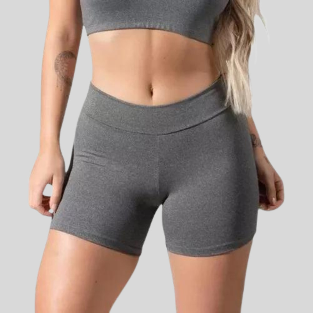 Shorts Legging Suplex Não Fica Transparente Academia Fitness