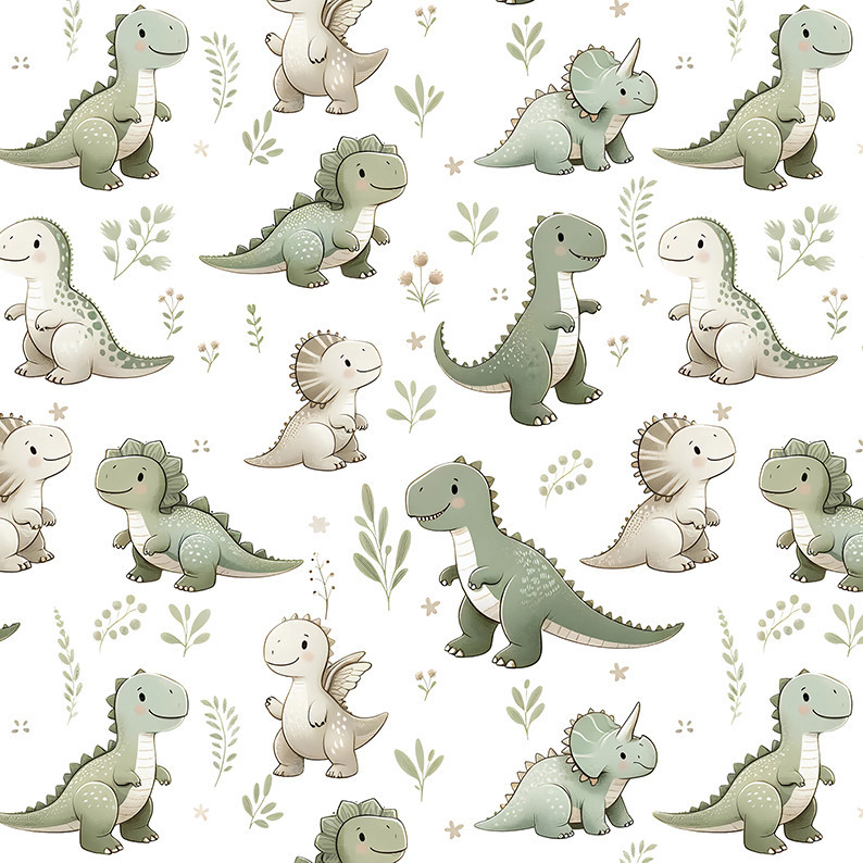 Fralda Mini Quadriculado Digital Dinos Fofuras 50cm X 75cm em Oferta na Shopee