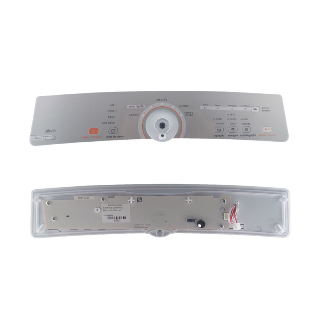 Interface Compatível Para Brastemp Ative 11 Kg Modelo BWG11AR W10463584 127V / 220V
