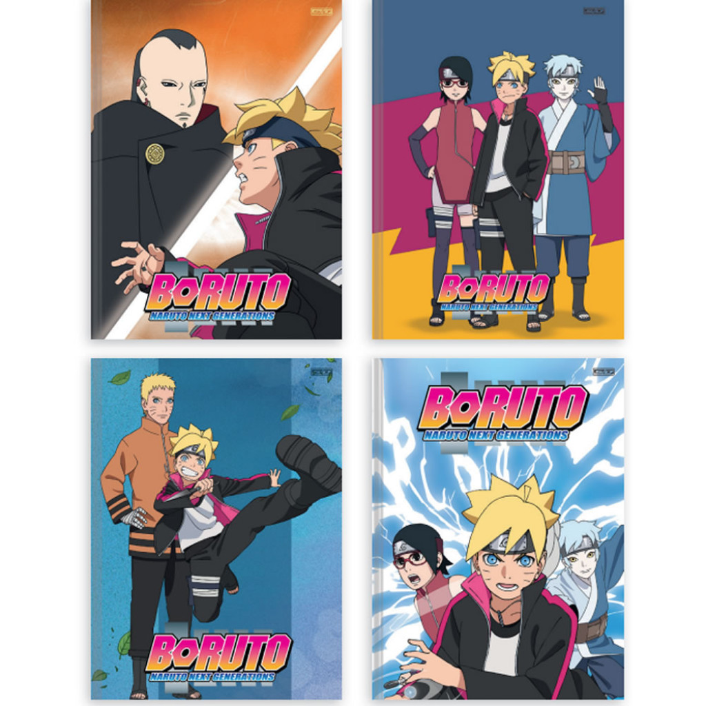 CADERNO BROCHURA 1/4 CD 80F  BORUTO   SAO DOMINGOS   10504