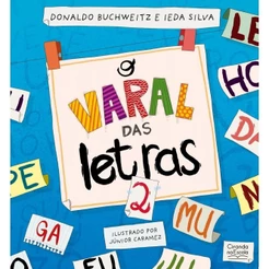 Livro Literatura infantil O varal das letras II