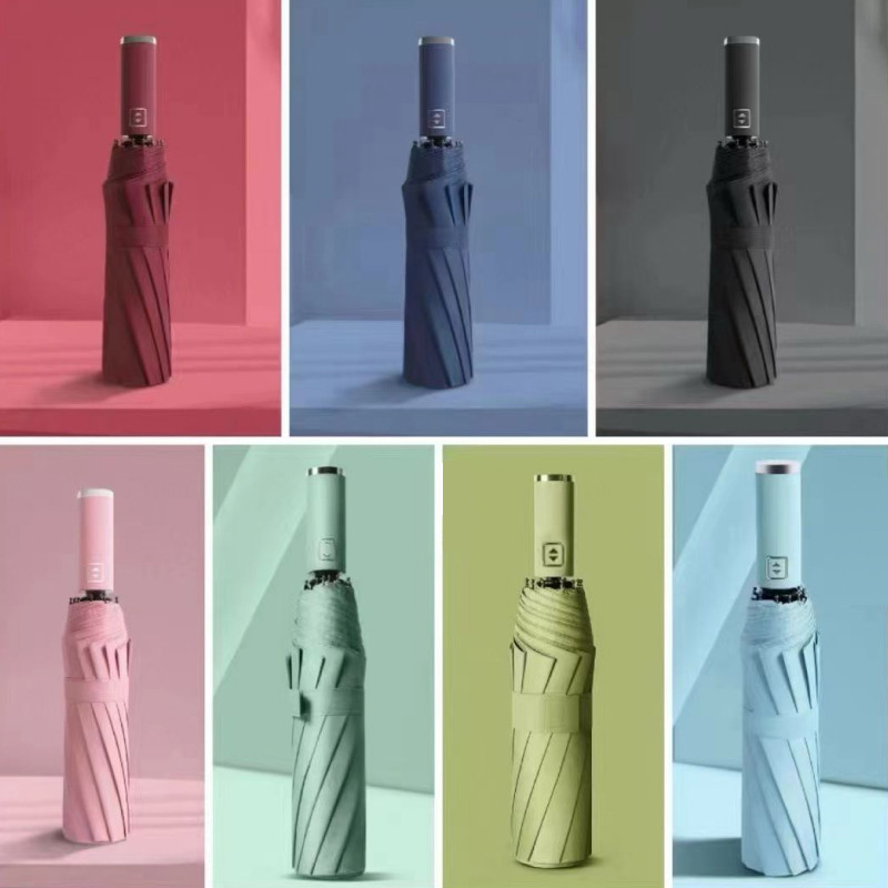 Guarda-chuva Dobrável automático protetor solar anti-ultravioleta Guarda-chuva guarda-sol-Luca em Oferta na Shopee