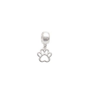 Berloque prata 925 patinha cachorro vazada pequena em Oferta na Shopee