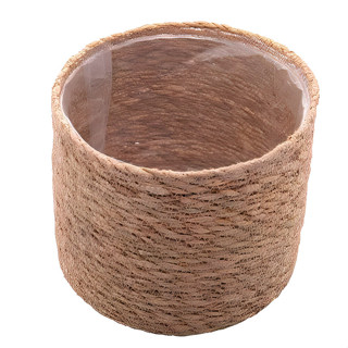 Cesta Decorativa Mayara de Seagrass com Forro Plástico - 20x20x18cm - 1 unidade - Rizzo em Oferta na Shopee
