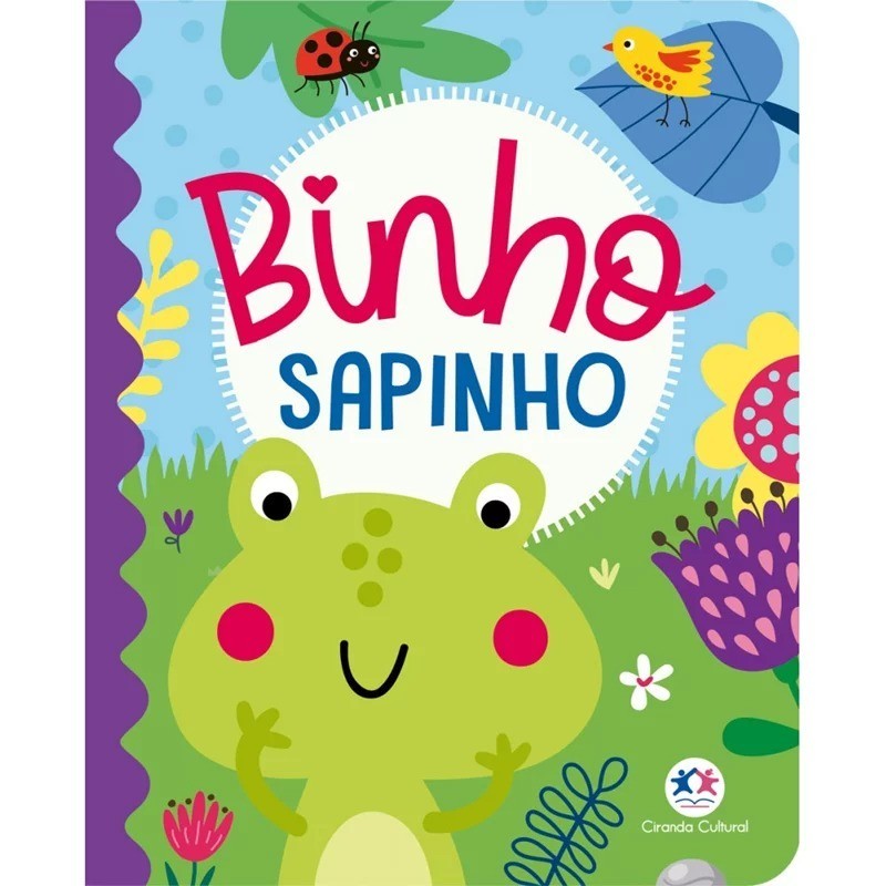 Livro almofadado pequeno - Binho Sapinho