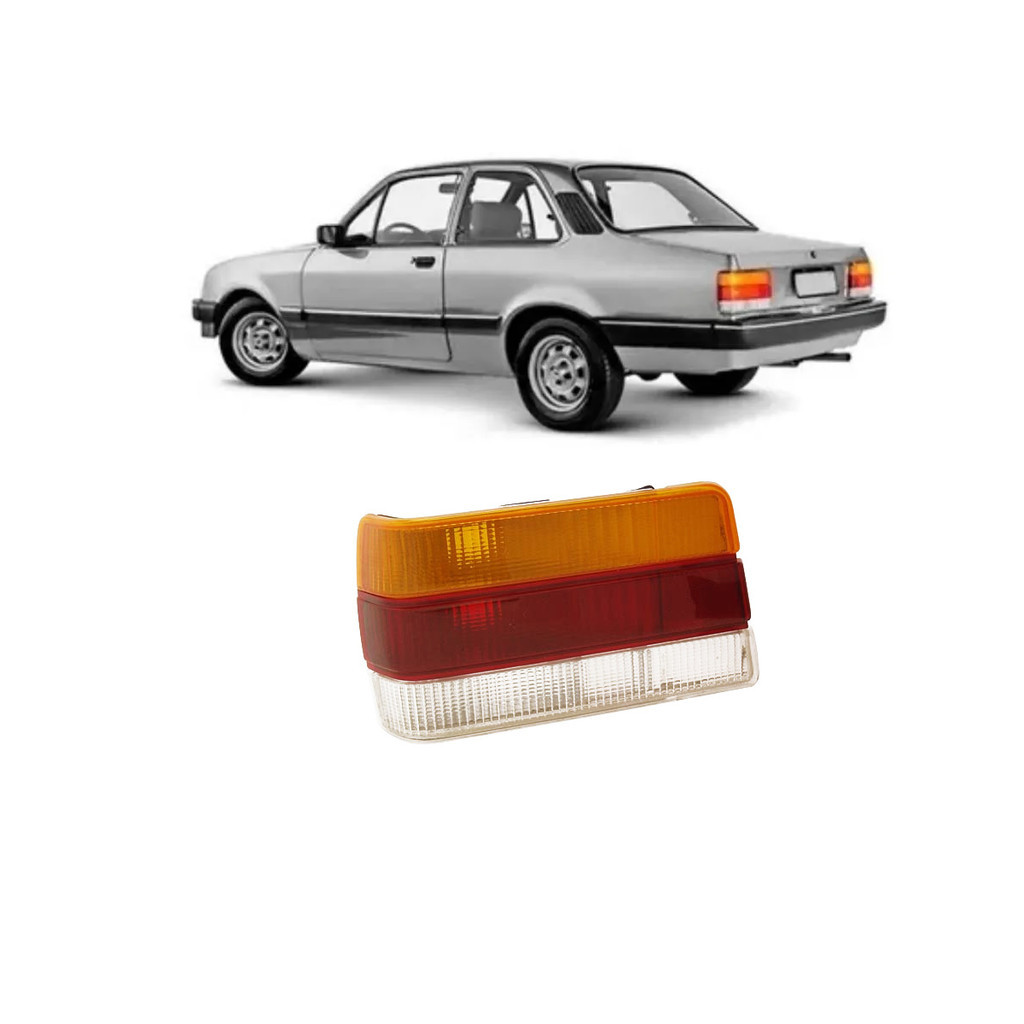Lanterna Traseira Chevette 1987 1988 1989 1990 1991 1992 1993 Tricolor Lado Direito