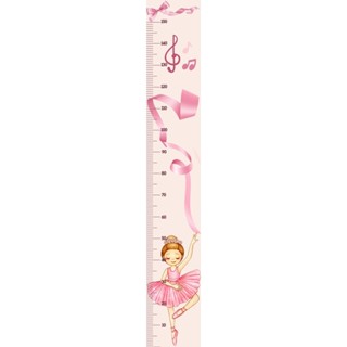 Adesivo de Parede Bailarina Bale Regua de Crescimento Infantil 25x160cm em Oferta na Shopee