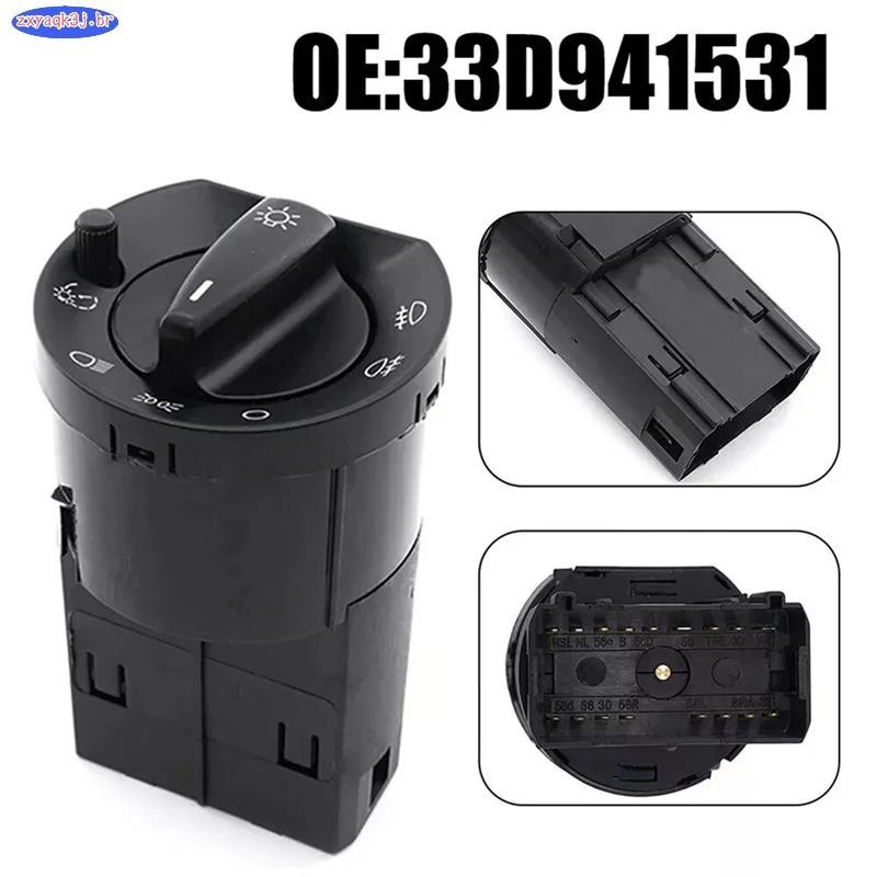 Para VW Santana Quattro Interruptor De Controle Do Farol De Peças De Reposição Botão De Ajuste 33D941531 em Oferta na Shopee