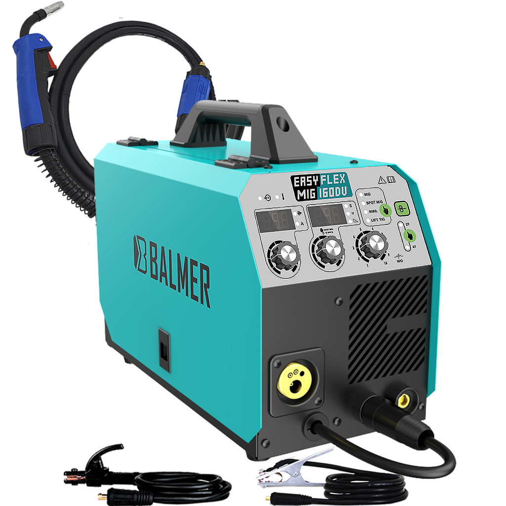 Maquina De Solda Inversora Multiprocesso 4x1 Mig 160 Balmer Tig Eletrodo 127/220V