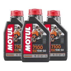 KIT MOTUL 7100 15W-50 4T 3 LITROS