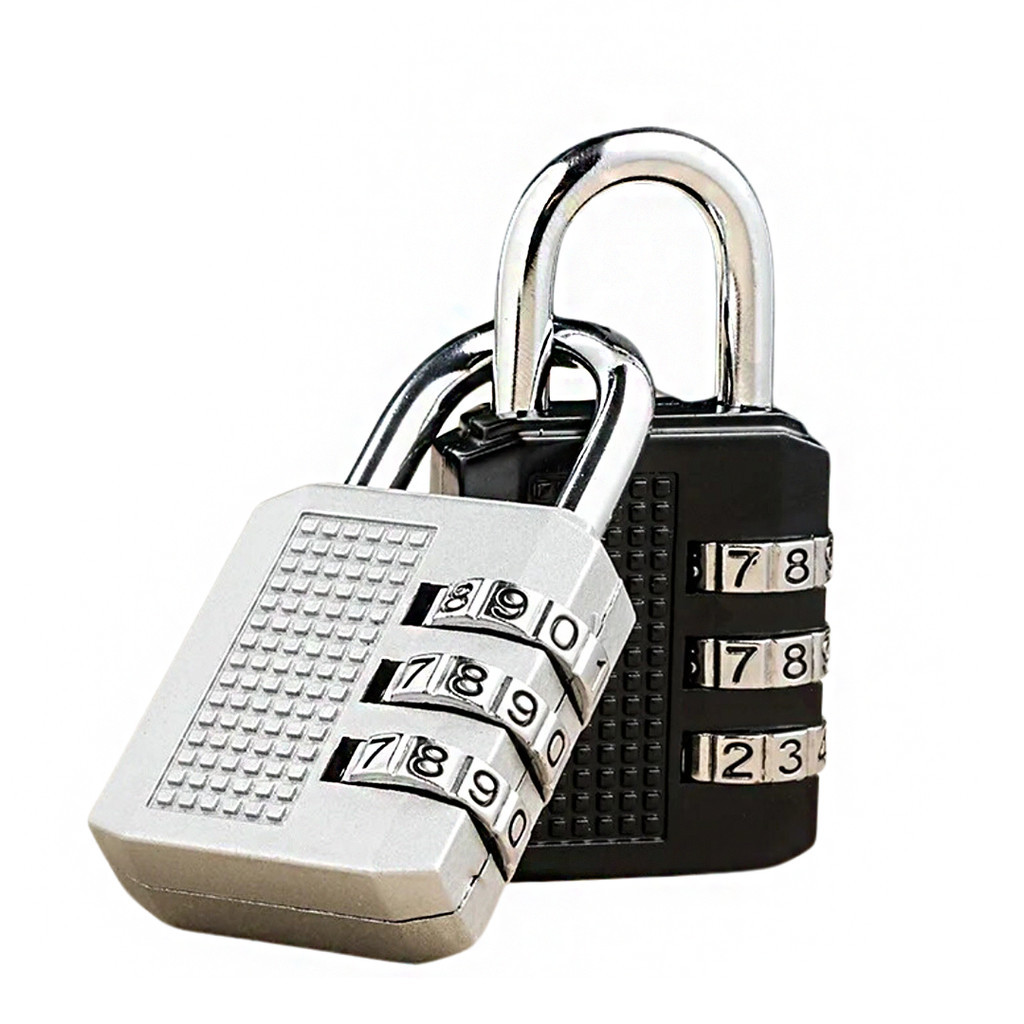 Kit 2 Cadeados Com Código de combinação Número Proteção Kit 2 Cadeados Com Código de combinação Número Proteção