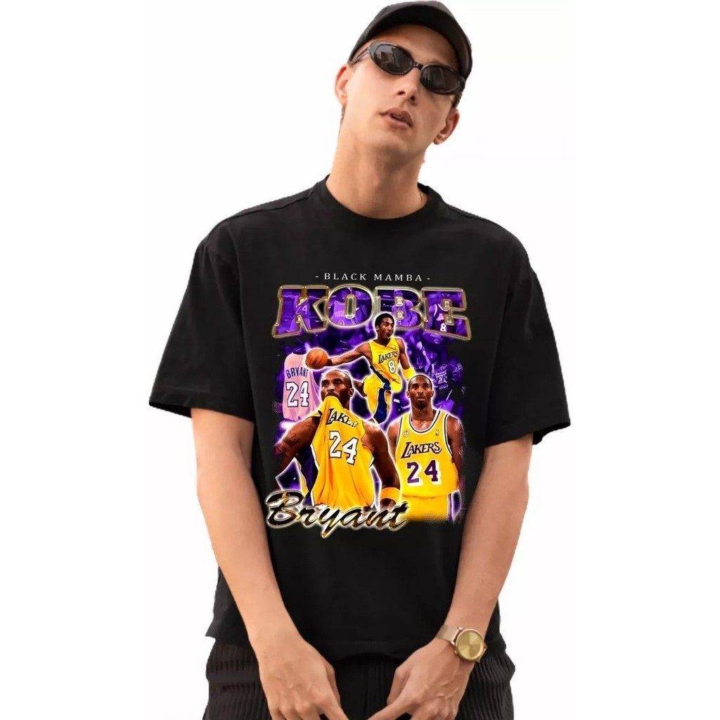Camiseta Kobe Bryant Basquete Jogador Camisa Blusa Lakers Estampada