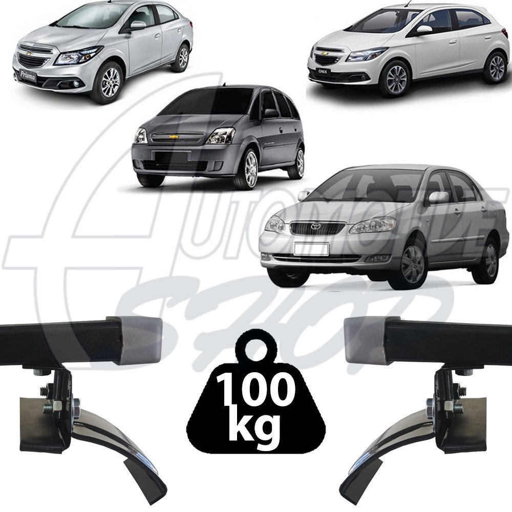 Rack Teto Resiste Sport Meriva Corolla Onix Prisma 230 100kg