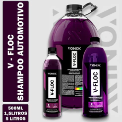 V-Floc Shampoo Vonixx Limpeza Profunda De Automóveis Varios Tamanhos