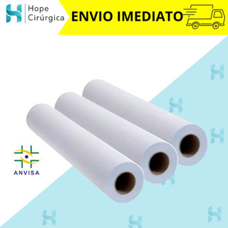 Lençóis Descartável - Papel Hospitalar para Maca 50x50 - Branco Natural em Oferta na Shopee