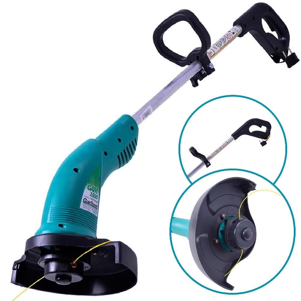 Cortador Aparador de Grama Elétrico Bipartido 1500W GAM-1500BP GARTHEN em Oferta na Shopee