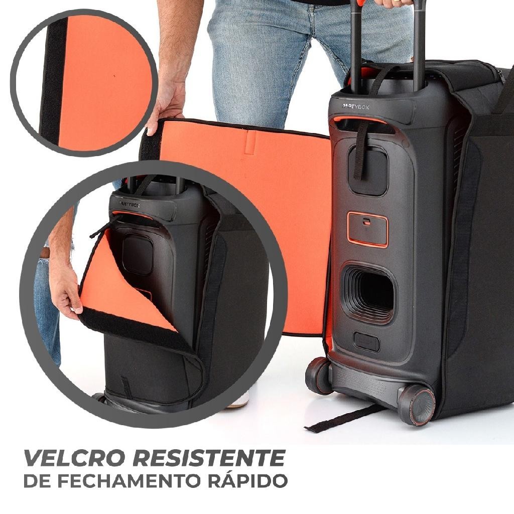 Capa Bag Case Proteção E Transporte Jbl Partybox 320 Premium