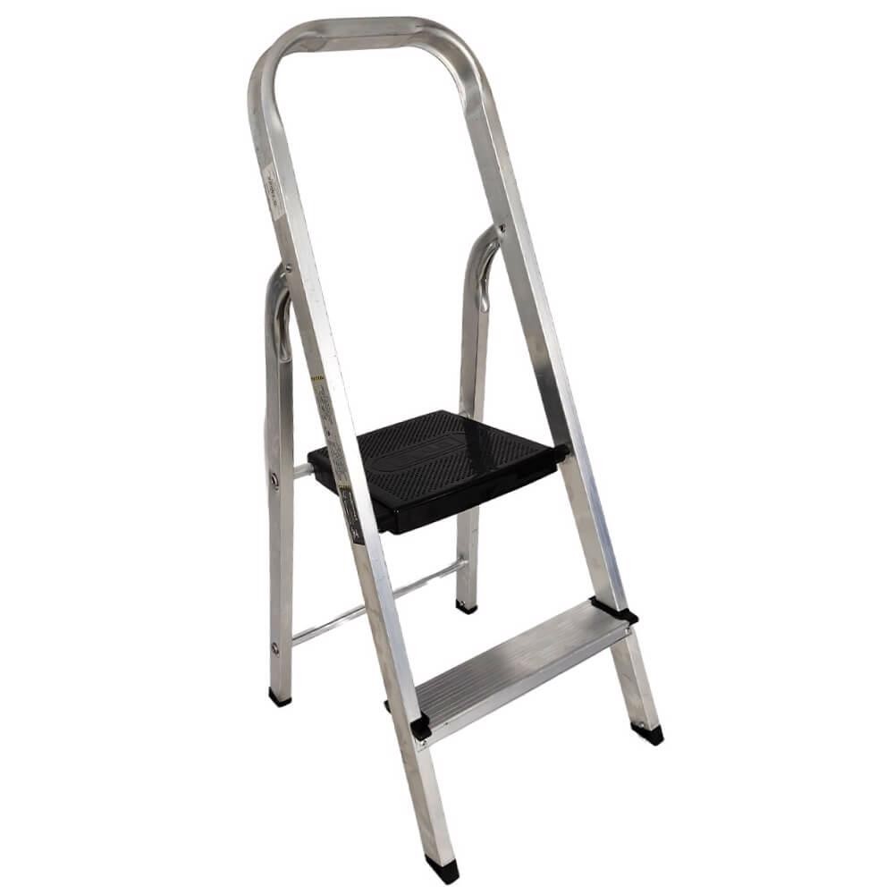 Escada Domestica de Alumínio 2 Degraus EVE1022 EVALD em Oferta na Shopee