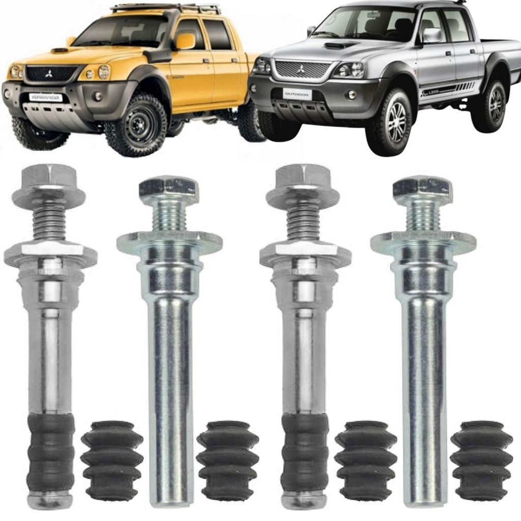 KIT 4 PINO GUIA DA PINÇA FREIO DIANTEIRO AKEBONO L200 G2 SPORT OUTDOOR 03/12 - FRONTIER G2 2.8 MWM 02/08- JAC J6 (2 LD)