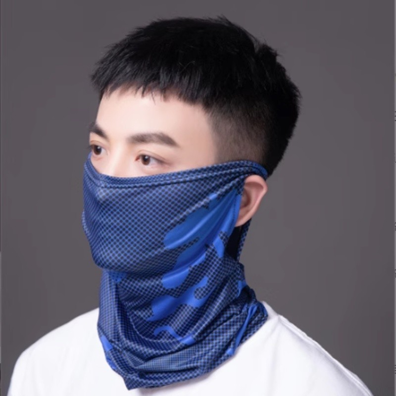 Máscara De Secagem Rápida/Bandana UV Antipoeira/Lenço Facial Para Andar De Motocicleta/Bicicleta/Pesca