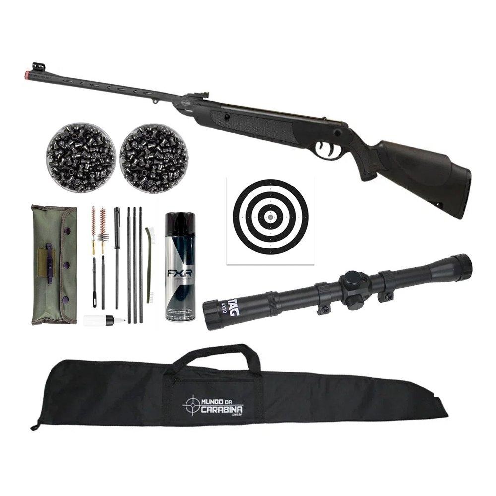 Carabina Rossi Dione Sport Gás Ram Nitro 5,5mm + Kit Pro