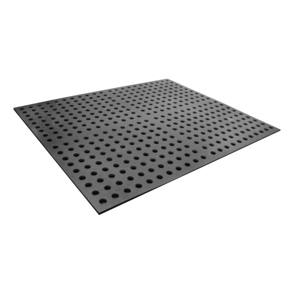 Estrado Borracha Para Cães Pet Perfurado 50x50cm