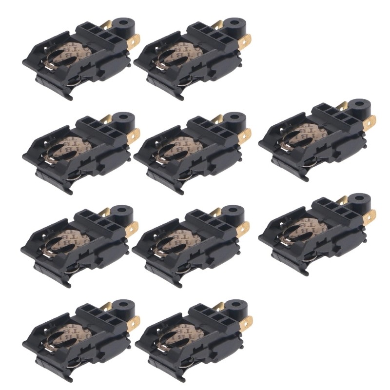 CM 10Pcs 16A Chaleira Elétrica Termostato Interruptor Controle Temperatura Substituição