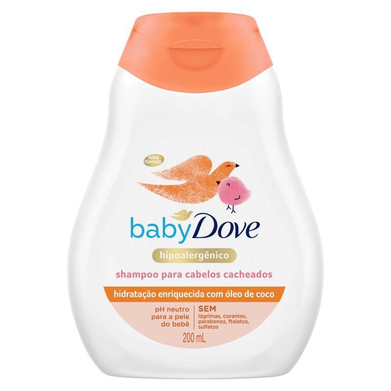 Shampoo Baby Dove Cabelos Cacheados 200ml em Oferta na Shopee