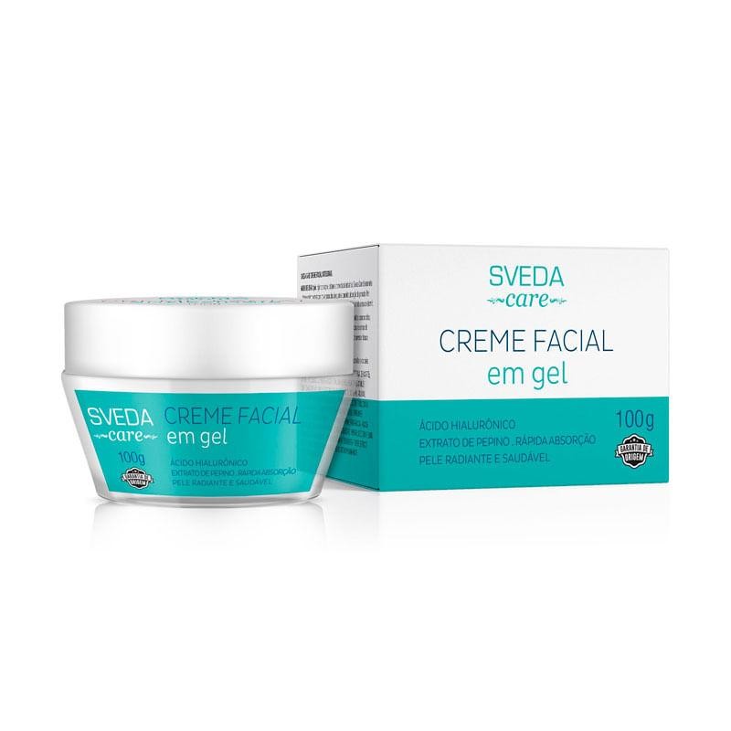 Creme Facial Em Gel Sveda Care 100g em Oferta na Shopee