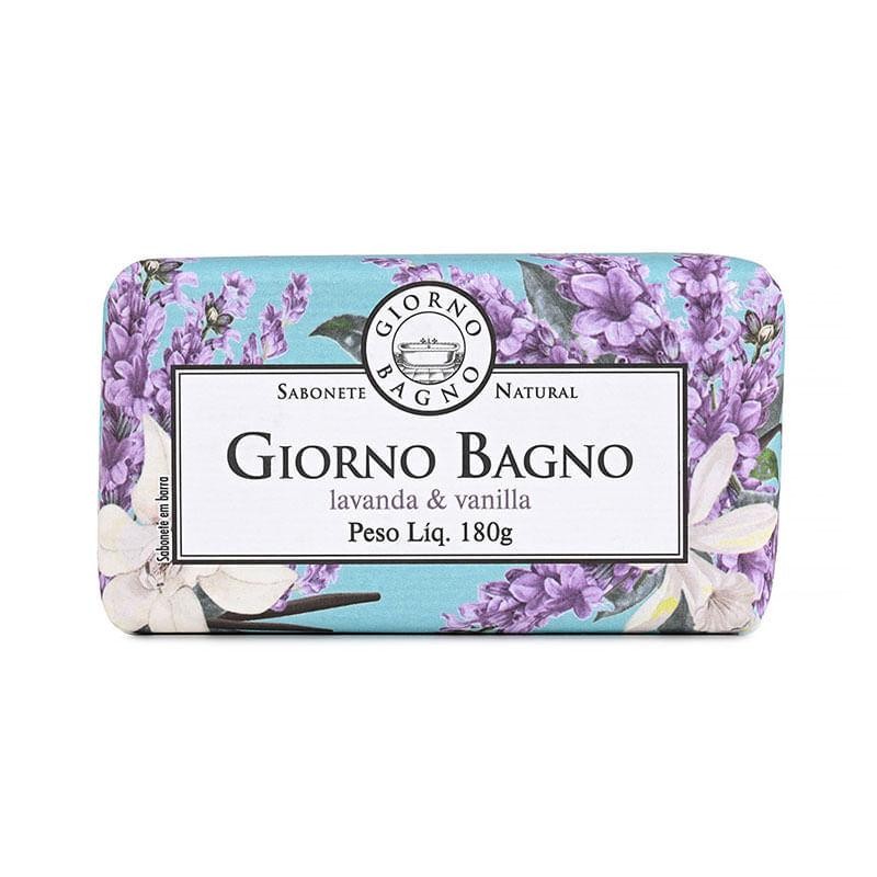 Sabonete em Barra Natural Giorno Bagno Lavanda & Vanilla 180g em Oferta na Shopee