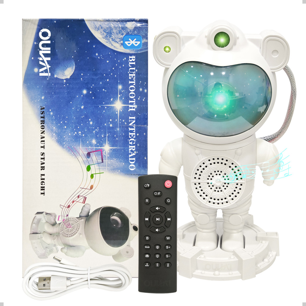 Astronauta Projetor Galáxia Estrelas Caixa de Som Bluetooth: Onde Comprar | BuscaProdutos