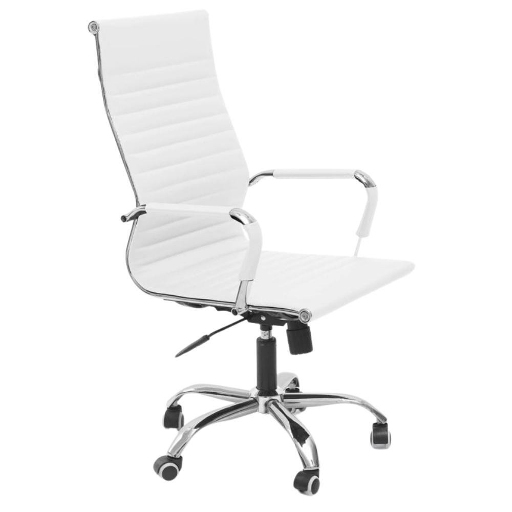 Cadeira de Escritório Esteirinha Base Cromada com Rodinha Fortt Bilbao Branca - CEF01-B

 em Oferta na Shopee