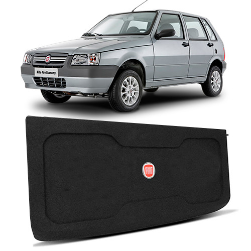 Tampão Porta Malas Fiat Uno 1985 a 2013 R-Acoustic Bagagito Carpete Preto em Oferta na Shopee