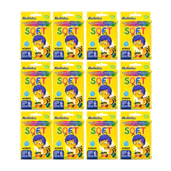 Kit 12 Massinhas Para Modelar Soft 90g 06 Cores Acrilex Base de Amido