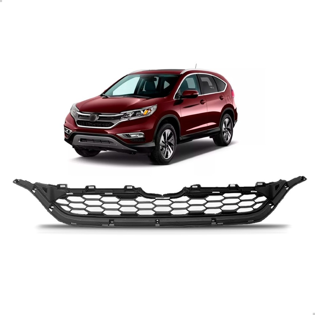 Grade Radiador Crv 2016 A 2017 Inferior Sem Moldura Colmeia