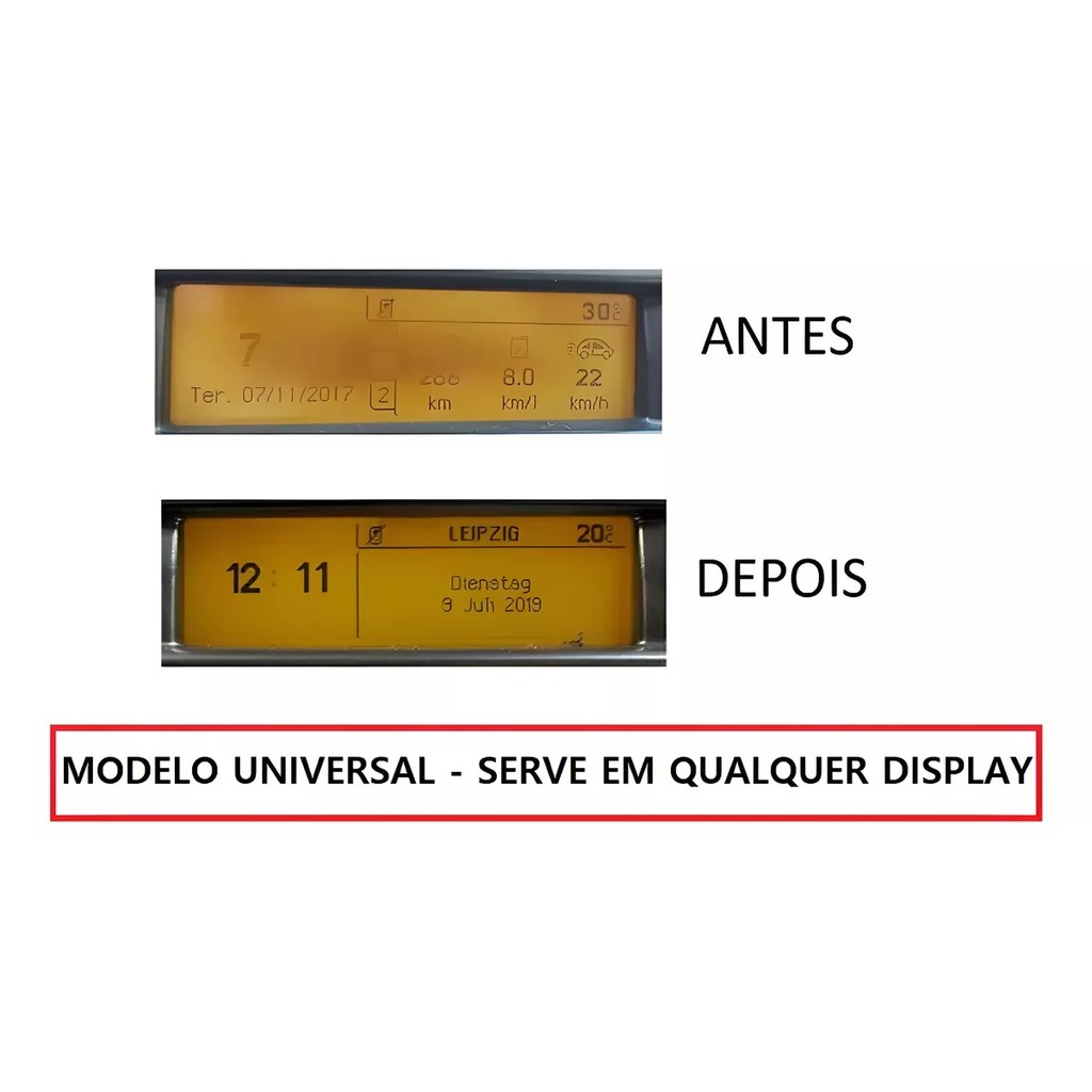 Películas Polarizada Para Display MID / TID Chevrolet Celta