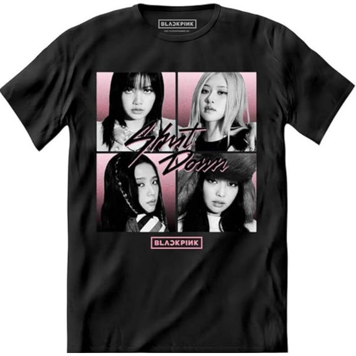 Camiseta Camisa Blusa Unissex Algodão Blackpink - SHUT DOWN TANK TECH ! !! em Oferta na Shopee
