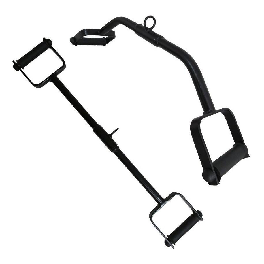 Puxador Barra Pulley Neutro Reto D Romana Curvo E D 70cm