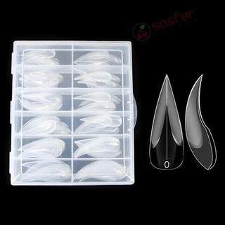 SOSFER 120 Peças De Unhas De Escultura Em Falcão , Moldes De Cobertura Completa , Garra De Águia , Formas Duplas , Estil
