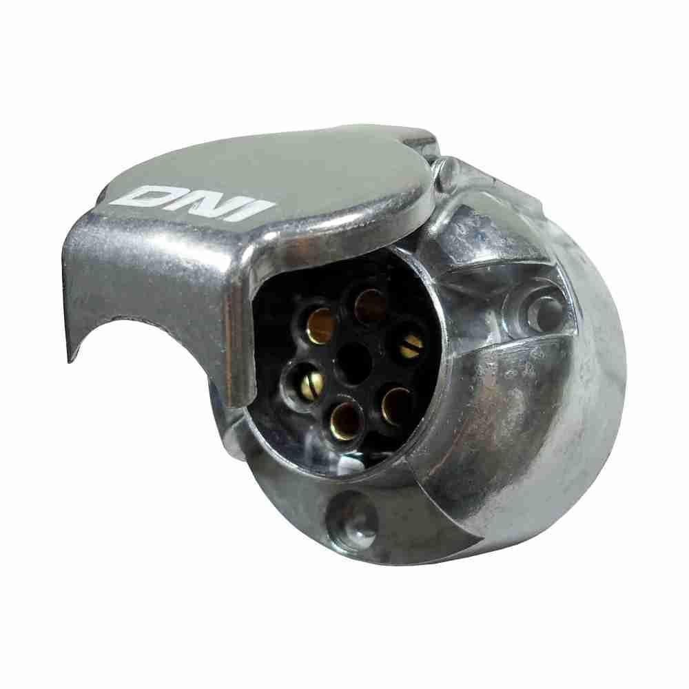 Tomada de Engate Fixa (Fêmea) 6 Polos - Alumínio - DNI 8326 - Spare Parts and Accessories for Vehicles