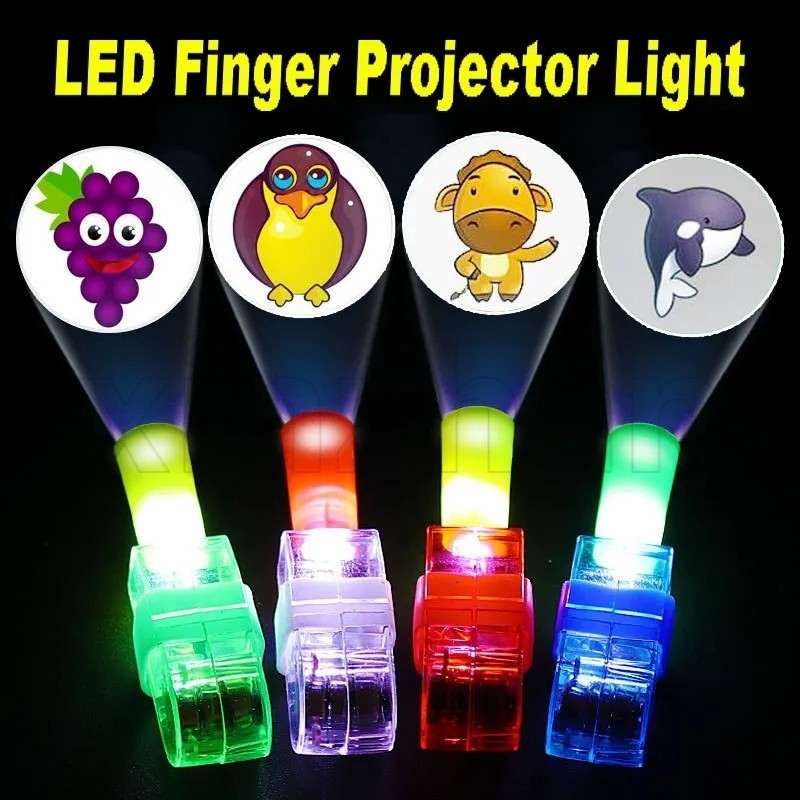Lâmpada De Projecção LED Cartoon Com Vários Padrões E Cores Luminous Small Toy