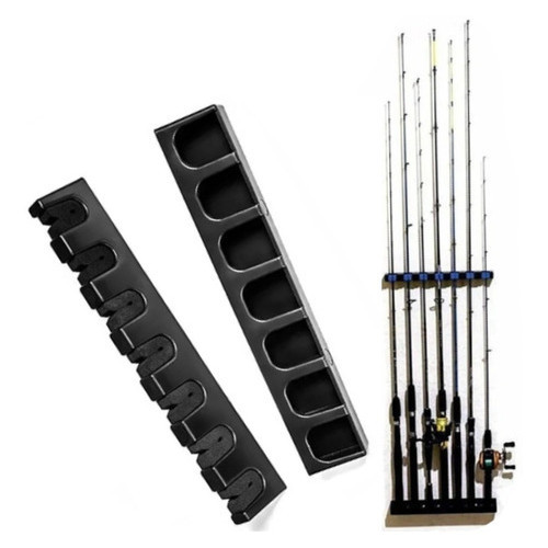 Suporte Expositor De Parede P/ Vara Caniço Pesca até 7 varas - Top Rack