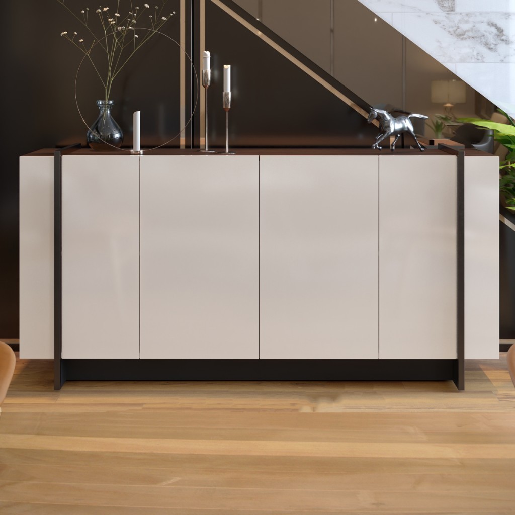 Balcão Buffet Copacabana 4 Portas 2 Prateleiras em Oferta na Shopee