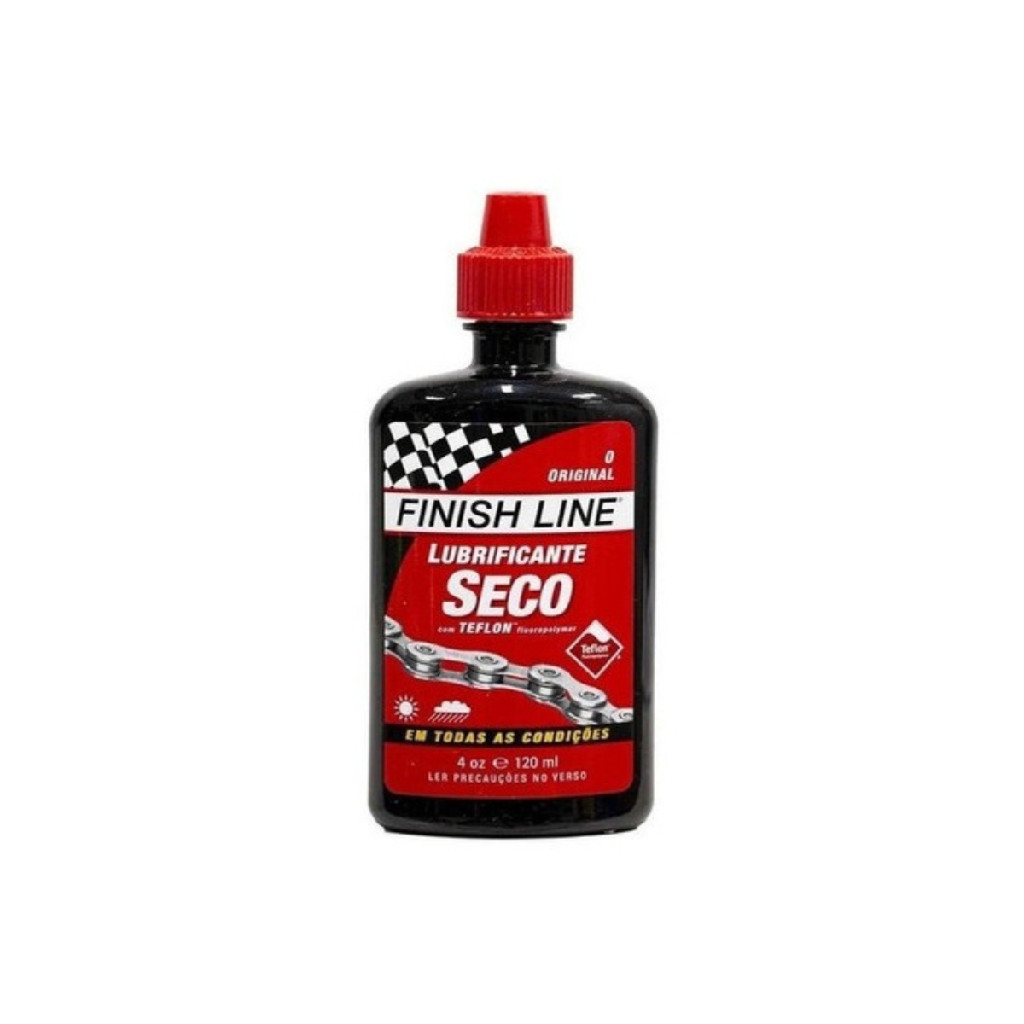 Oleo Finish Line Lubrificante Seco Dry Bike Mtb Speed 120ml em Oferta na Shopee