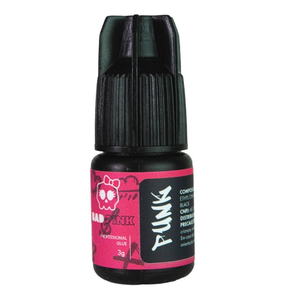 Cola Adesivo BAD PINK - PUNK Para Extensão De Cílios