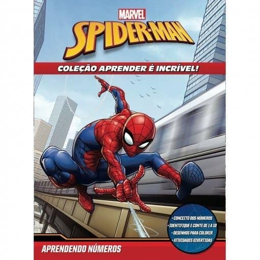 Aprender é Incrível Marvel - Homem Aranha Aprendendo Números em Oferta na Shopee