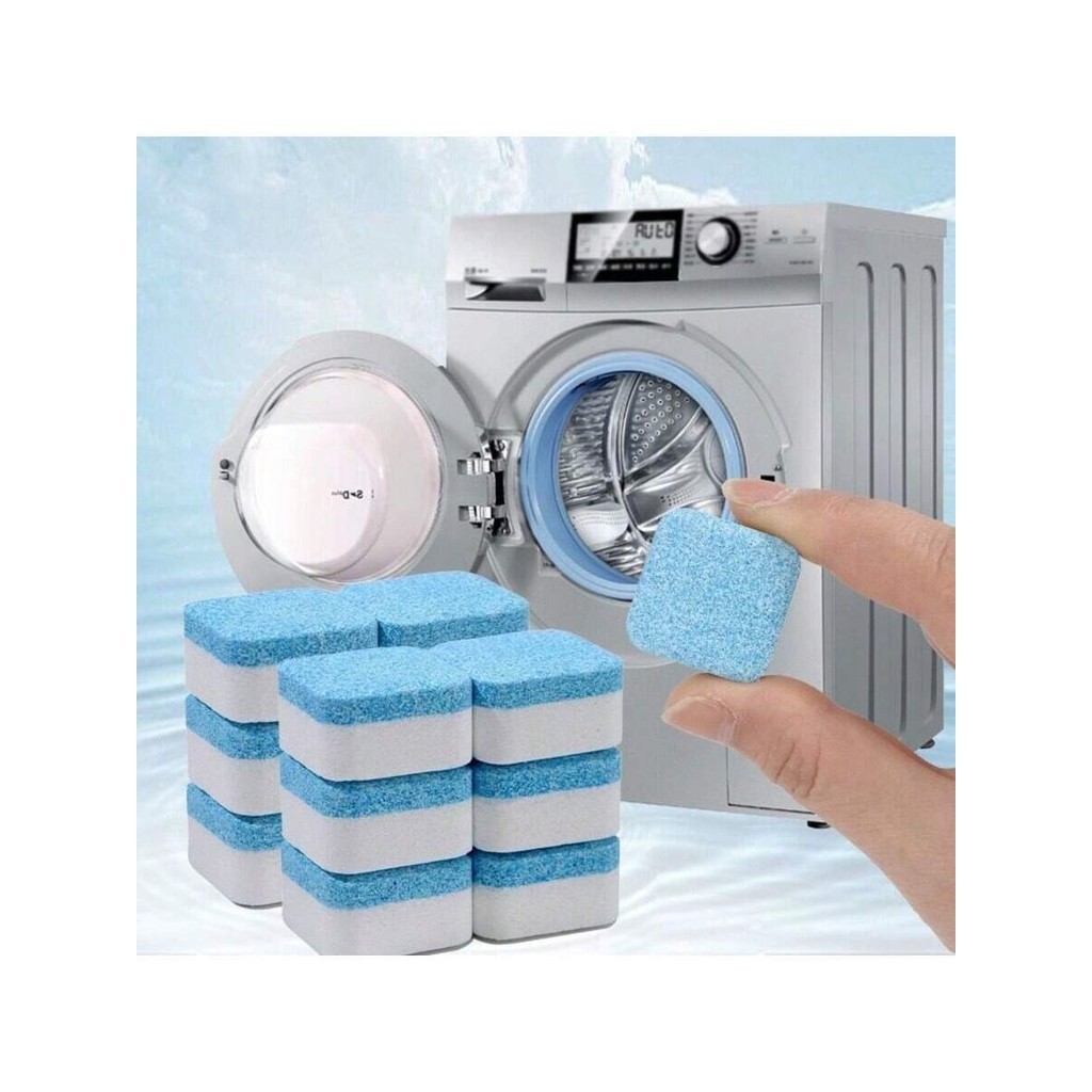 Kit 10 Limpador de máquina de lavar, comprimido efervescente sólido para remover manchas