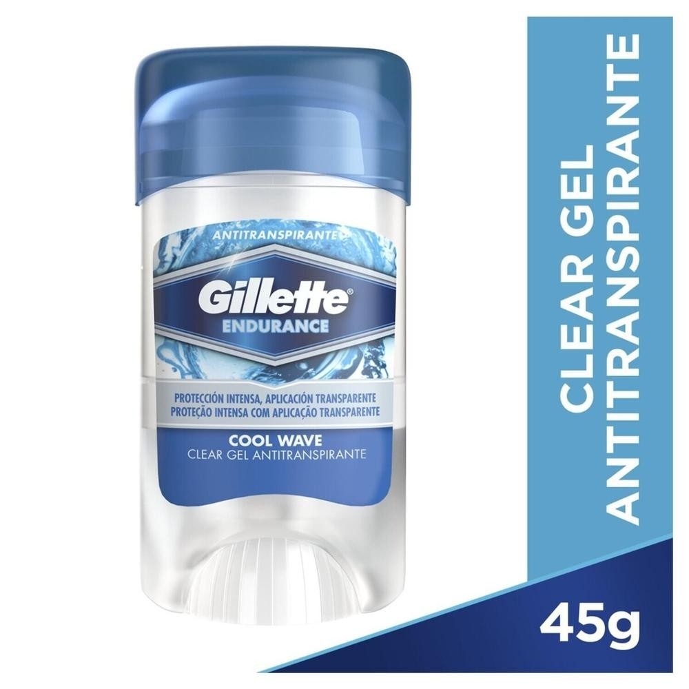 Desodorante Barra Gillette Clear Gel Cool Wave 45g em Oferta na Shopee